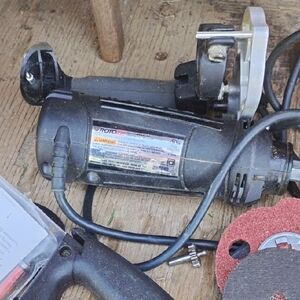 ROTOR TOOL Black Rotary/Spiral Saw Kit Multi-Tool with Accessories